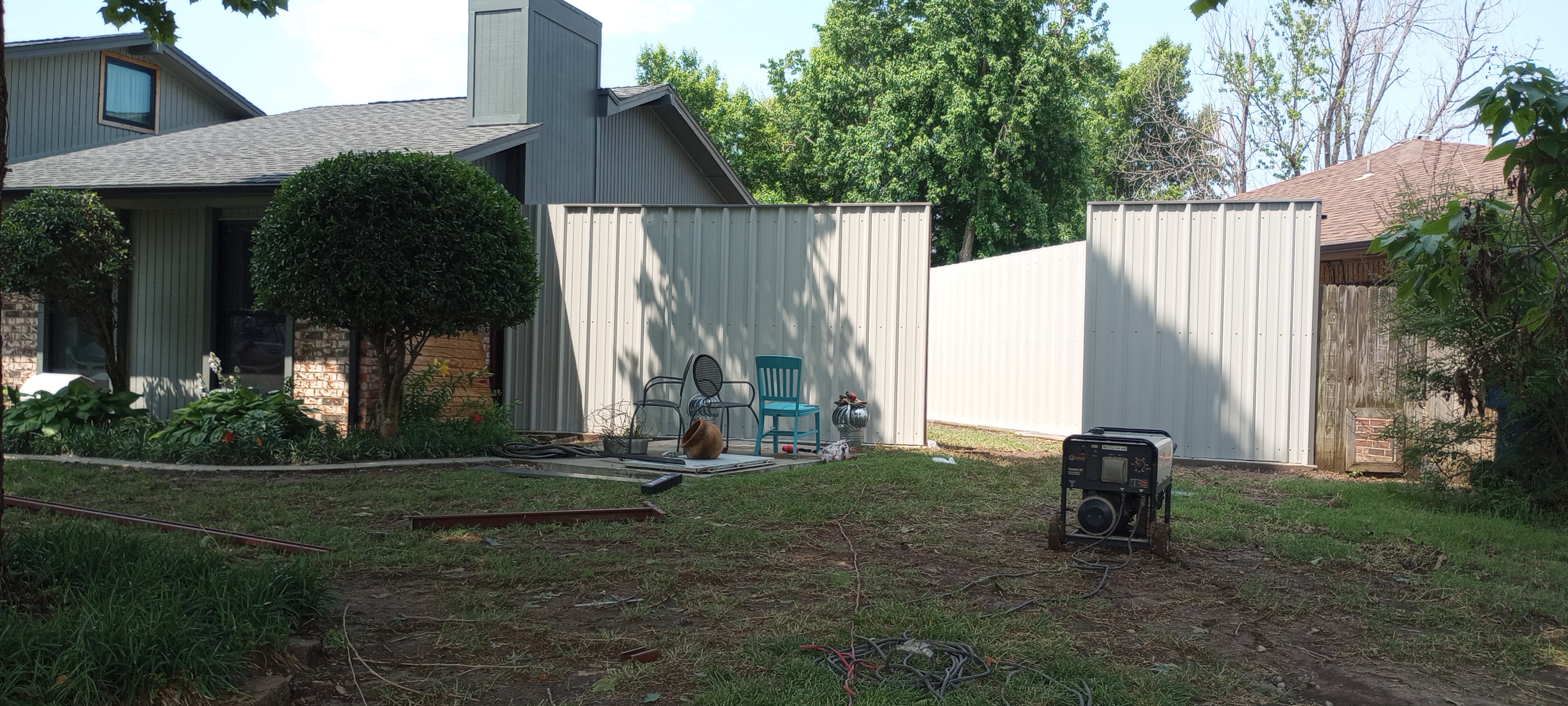 Metal fence by Forever Carports